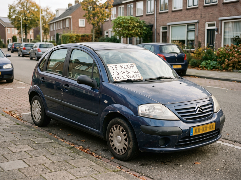 Een man start in 2011 met de handel in auto's. Hij schrijft zich in bij de KVK en begint vol goede moed.